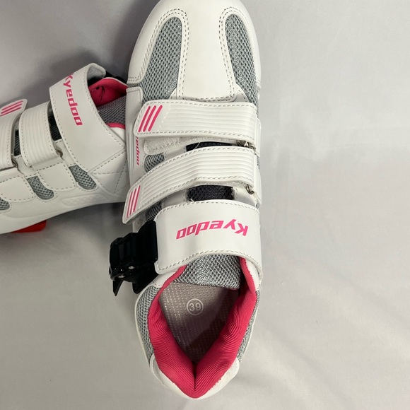Kyedoo Women’s EU 39 White/pink Clip in the cycling shoes for Peloton - Picture 6 of 10